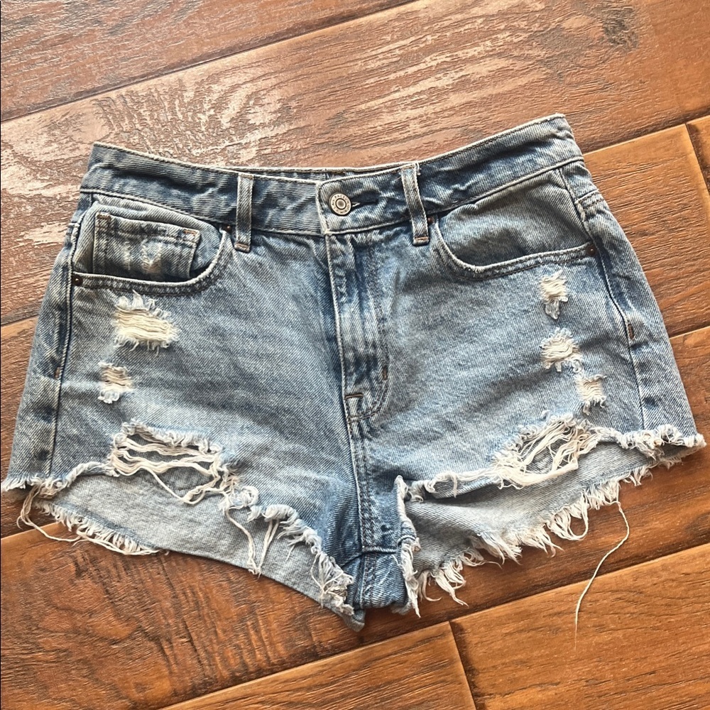 Blank NYC Black Denim Shorts, PacSun Shorts,American Eagle Denim Skirt - Size 26 - Picture 8 of 16